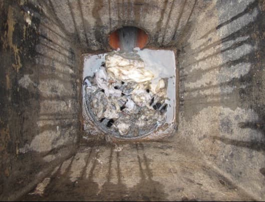 Before Blocked Drain Clearance